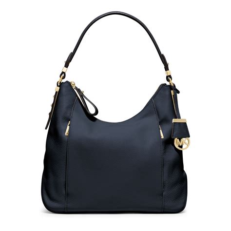 michael kors bowery large leather shoulder bag|Michael Kors slouchy shoulder bag.